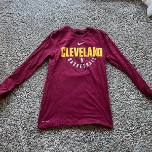 Mens Nike Long Sleeve Cleveland Cavaliers